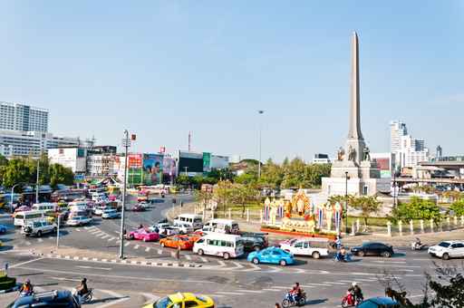 Victory Monument the big military monument in Bangkok